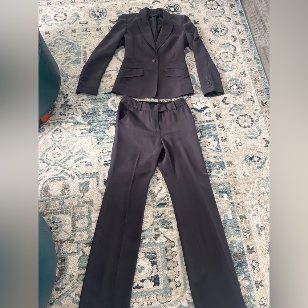 Anne Klein Dark Gray Women's Pantsuit